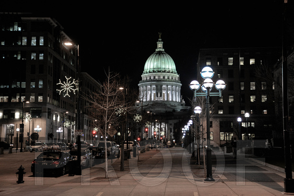 Night View of WI State Capital